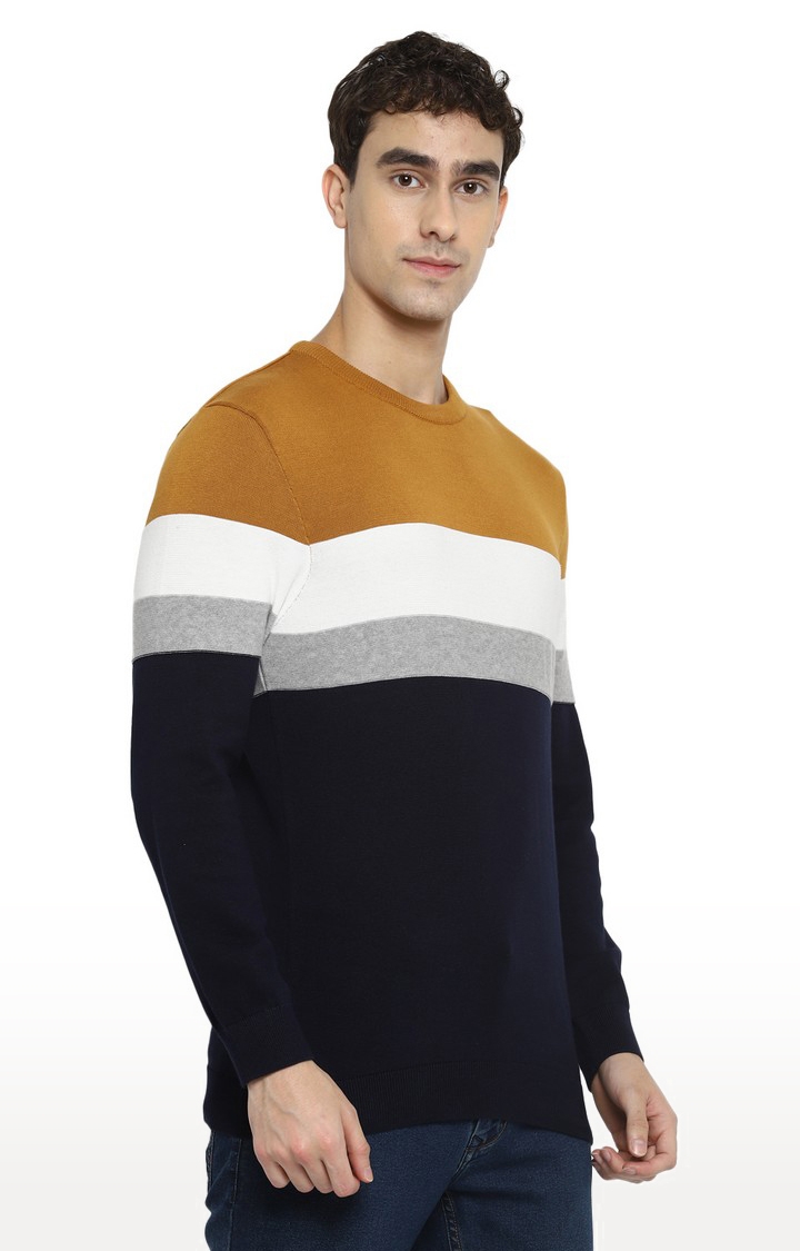 RED CHIEF | Men's Multicolour Cotton Blend Sweaters 1