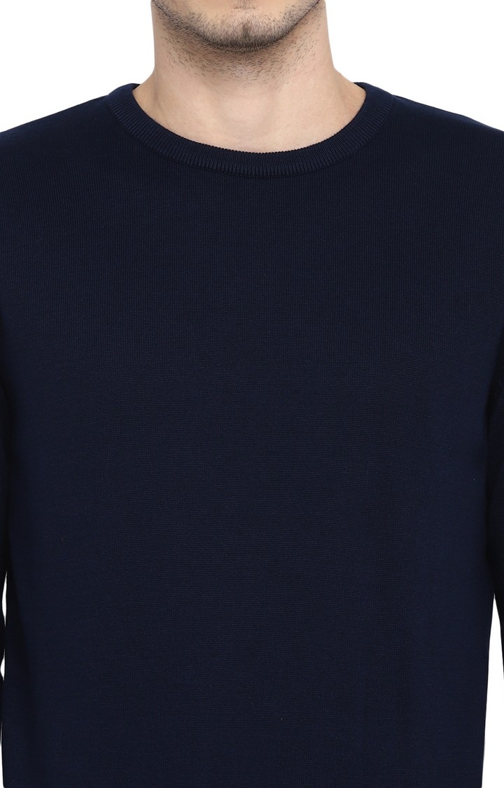 RED CHIEF | Men's Blue Cotton Sweaters 4