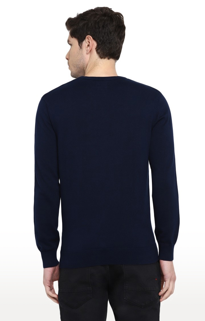 RED CHIEF | Men's Blue Cotton Sweaters 3
