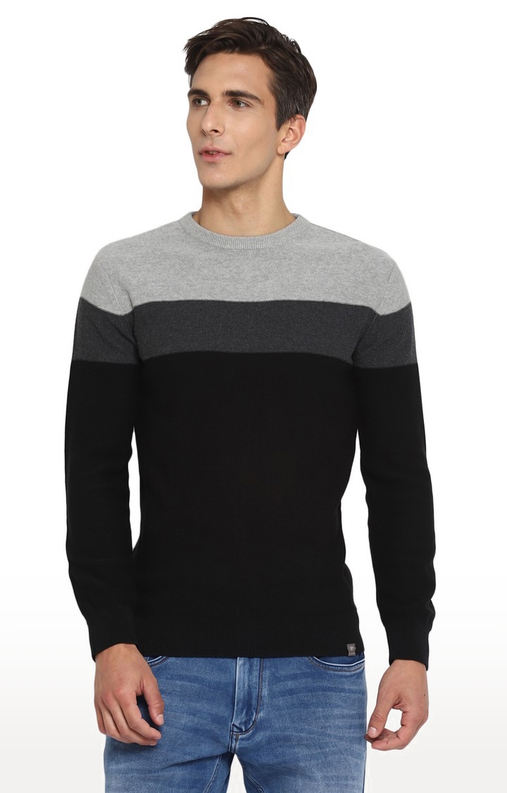 RED CHIEF | Men's Black Cotton Sweaters 0
