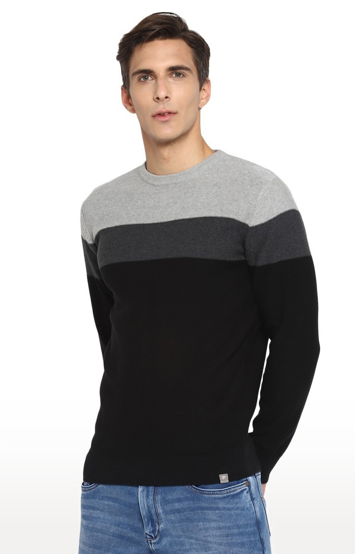 RED CHIEF | Men's Black Cotton Sweaters 2
