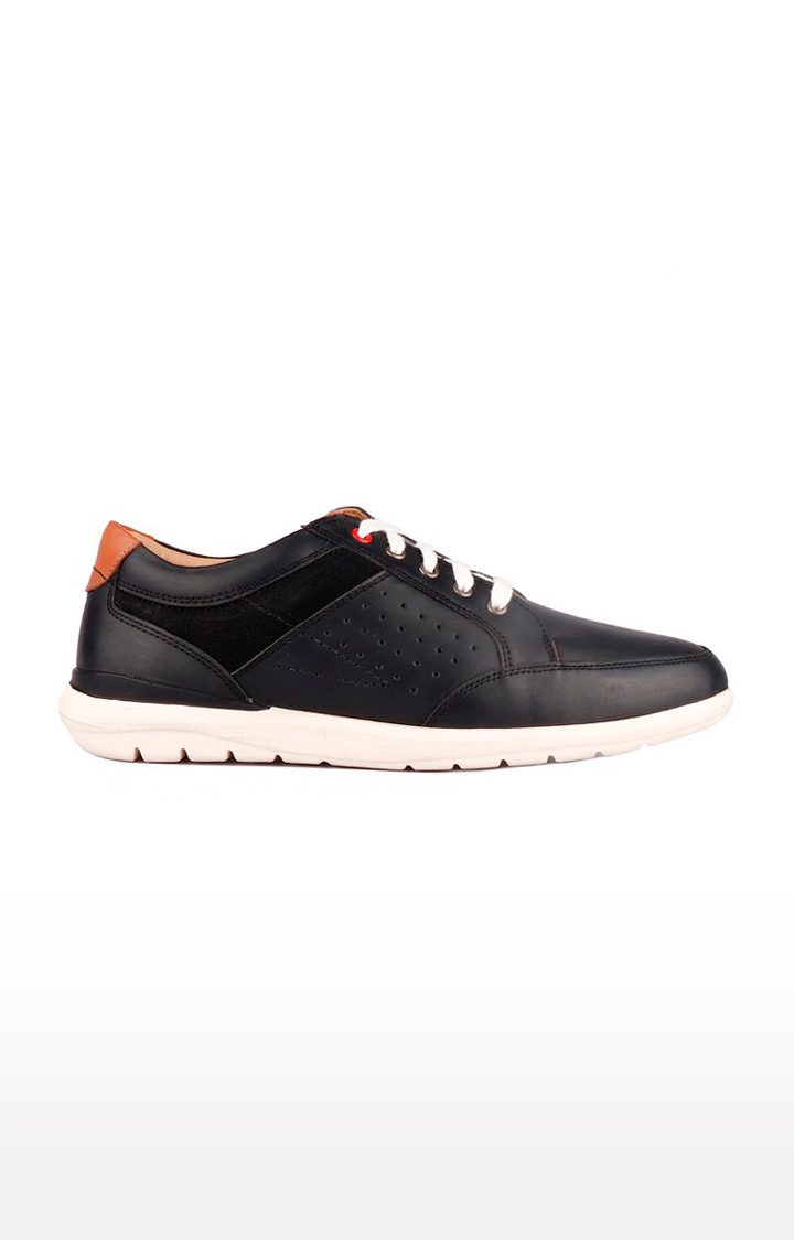 Men's Black Casual Lace-ups