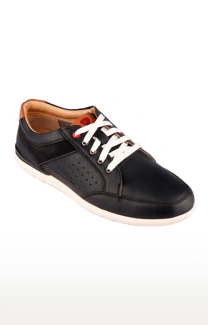 Men's Black Casual Lace-ups