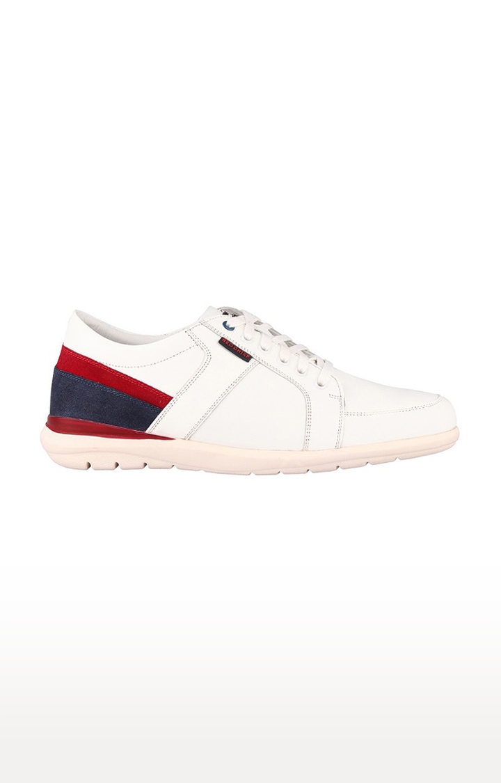 RED CHIEF | Men's White Casual Lace-ups 1