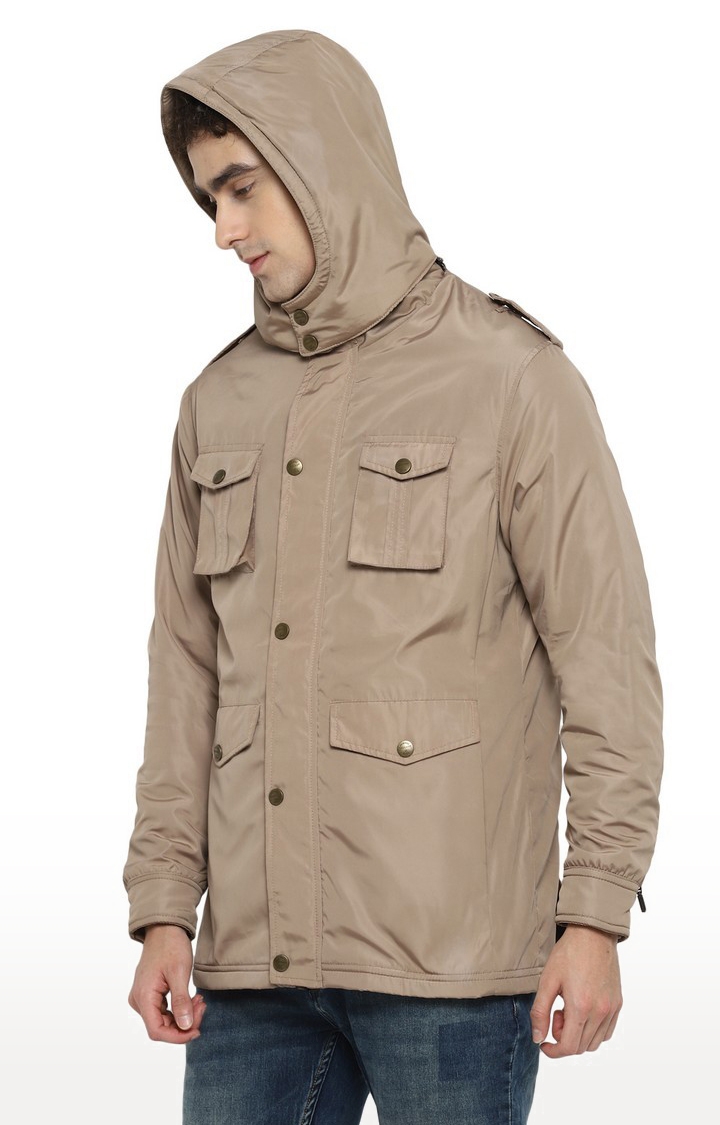RED CHIEF | Men's Brown Solid Cotton Blend Front Open Jackets 2