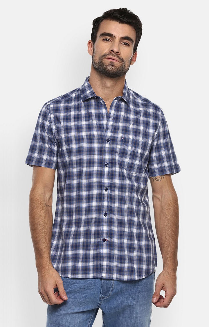 RED CHIEF | Men's Multicolour Cotton Checked Casual Shirts 0
