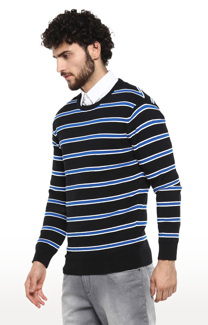 RED CHIEF | Men's Blue Cotton Blend Sweaters 2