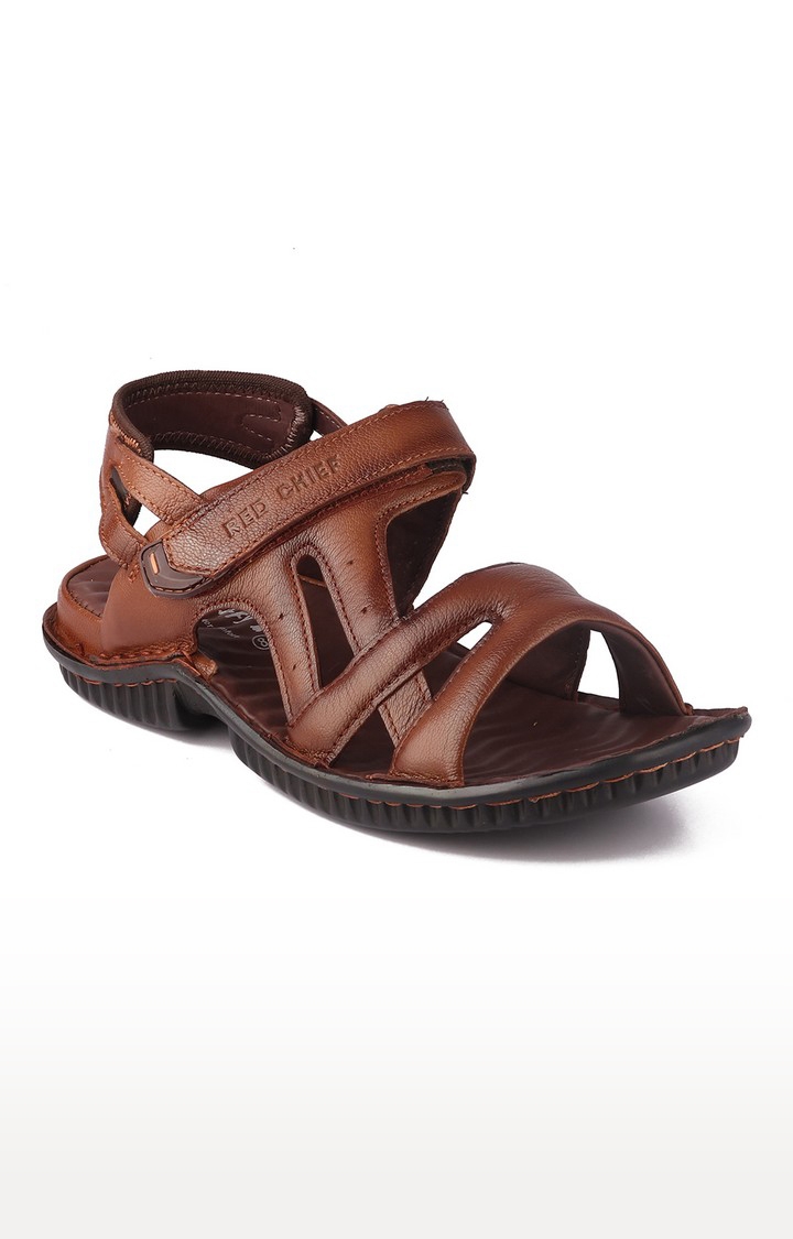 Men's Brown Genuine Leather Handmade Sandals Mexican Original Slip On  Slides | eBay