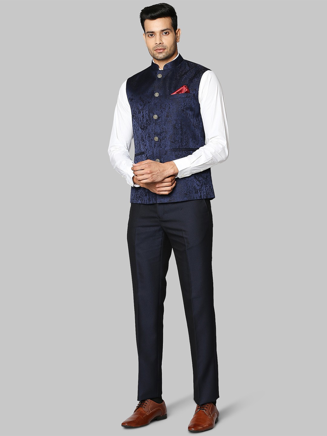 Raymond Dark Blue Waistcoat
