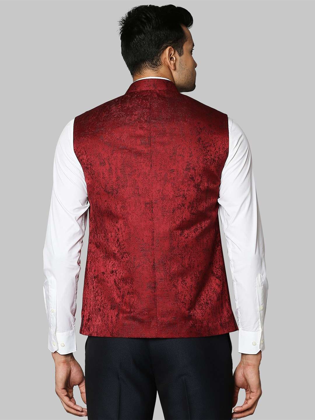 Raymond Dark Maroon Waistcoat