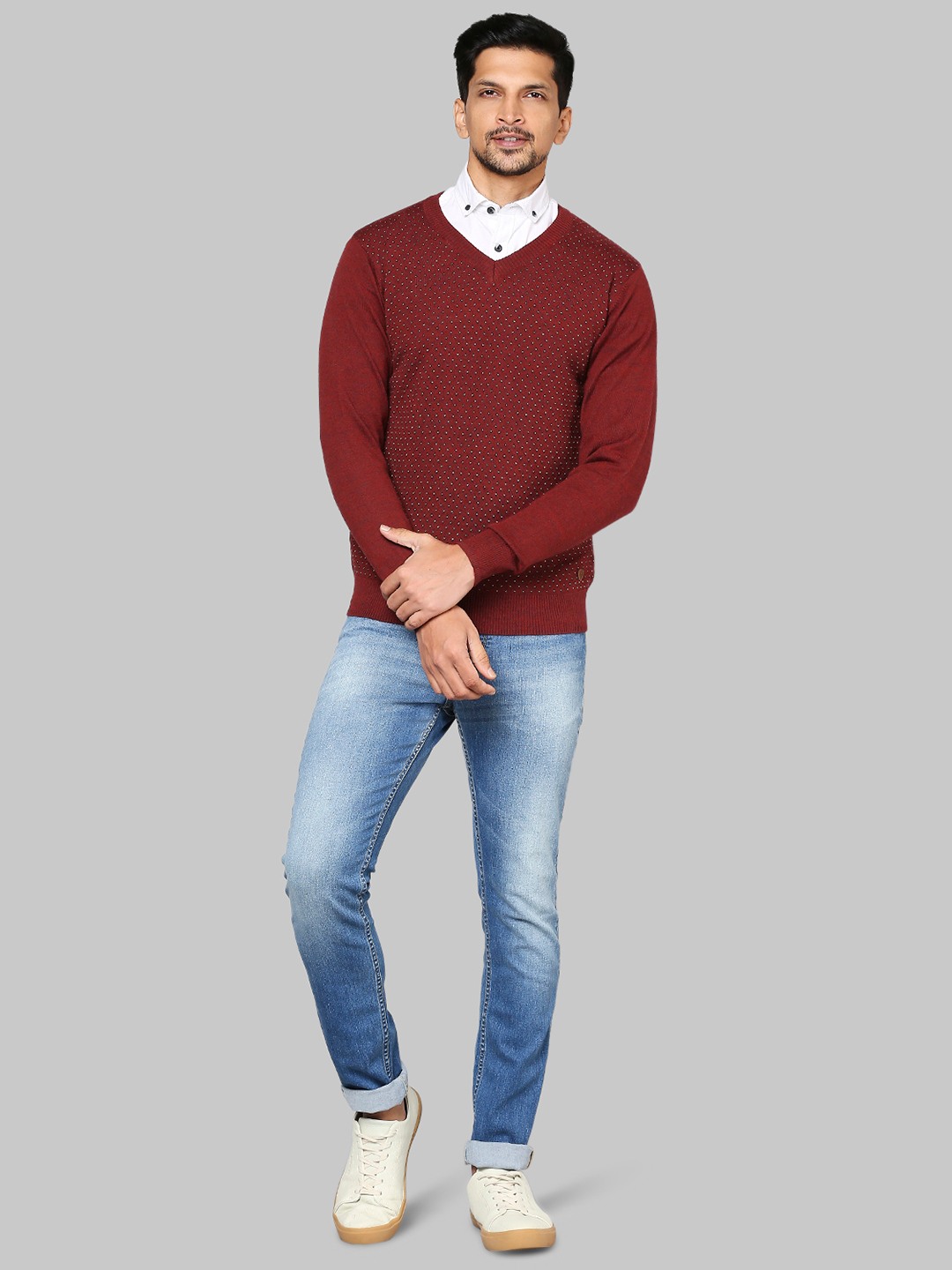 Raymond merino wool sweater deals