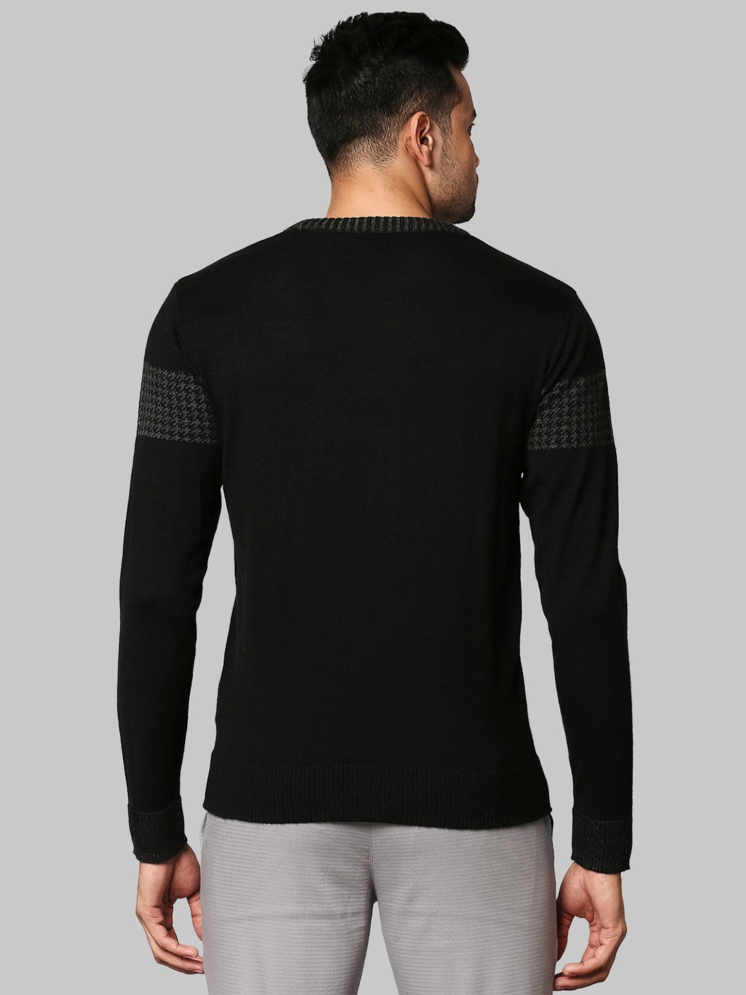 Round Neck Raymond Sweaters For Ladies Raymond Solid Crew Neck - Main Image