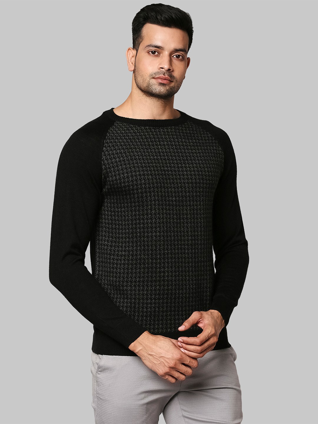 Black Sweater Raymond Men's Sweater Raymond Men Black