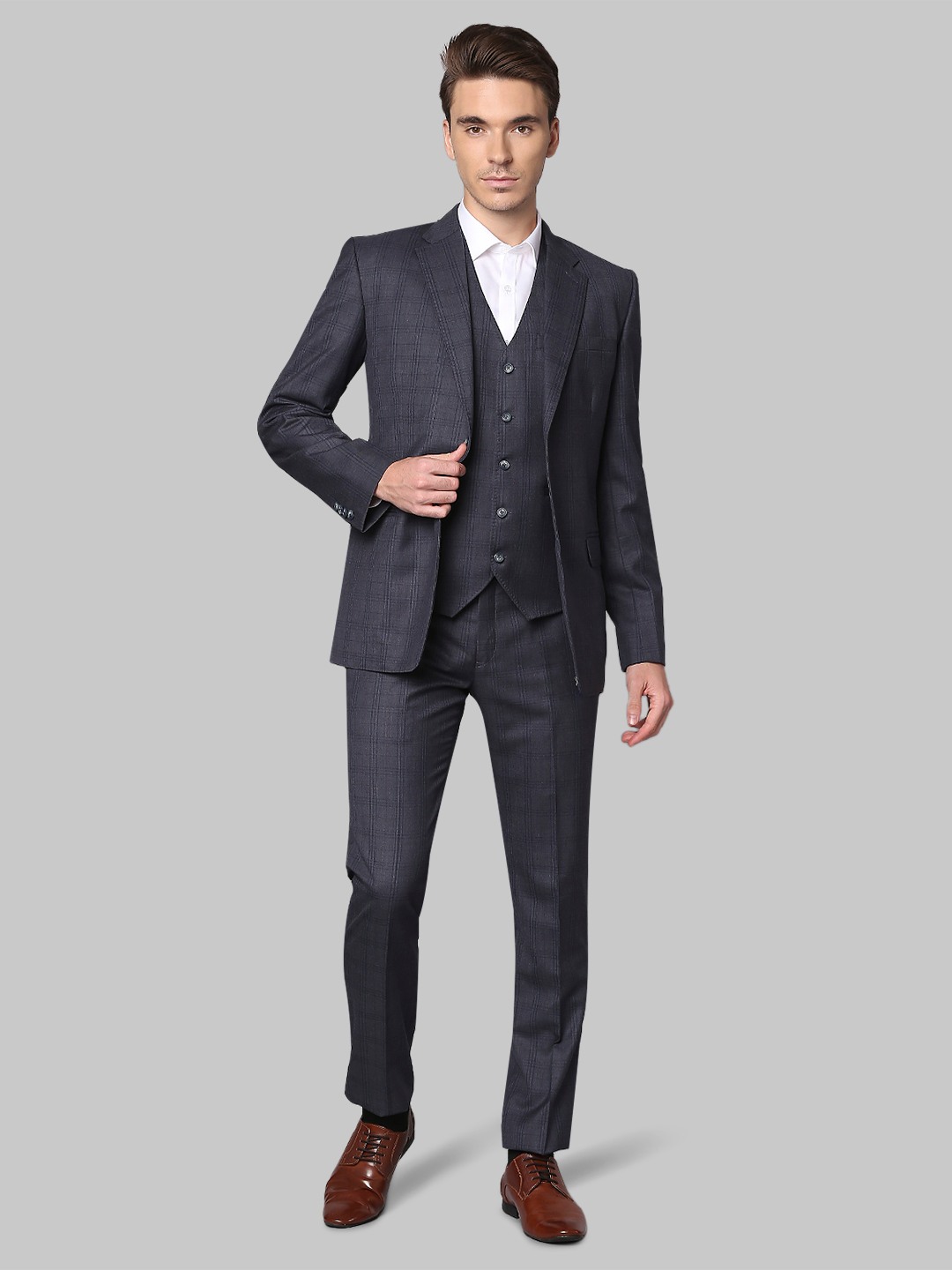 Park Avenue Grey Bandhgala