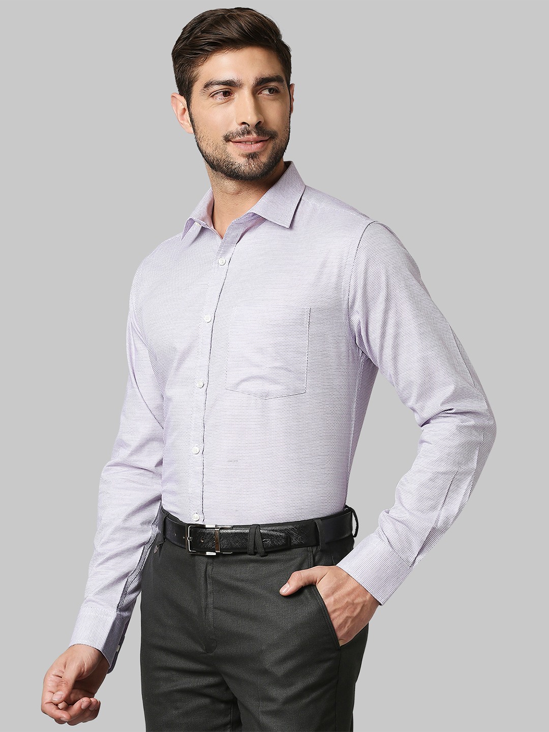 Park Avenue Medium Violet Formal Shirt