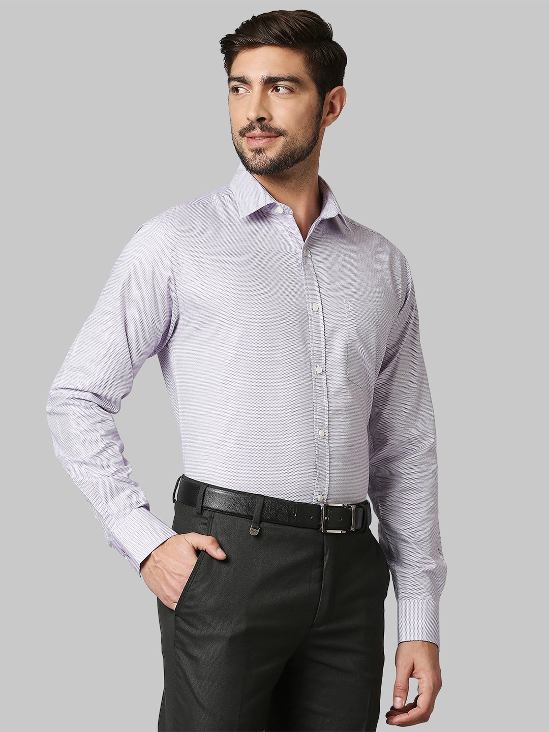 Park Avenue Medium Violet Formal Shirt