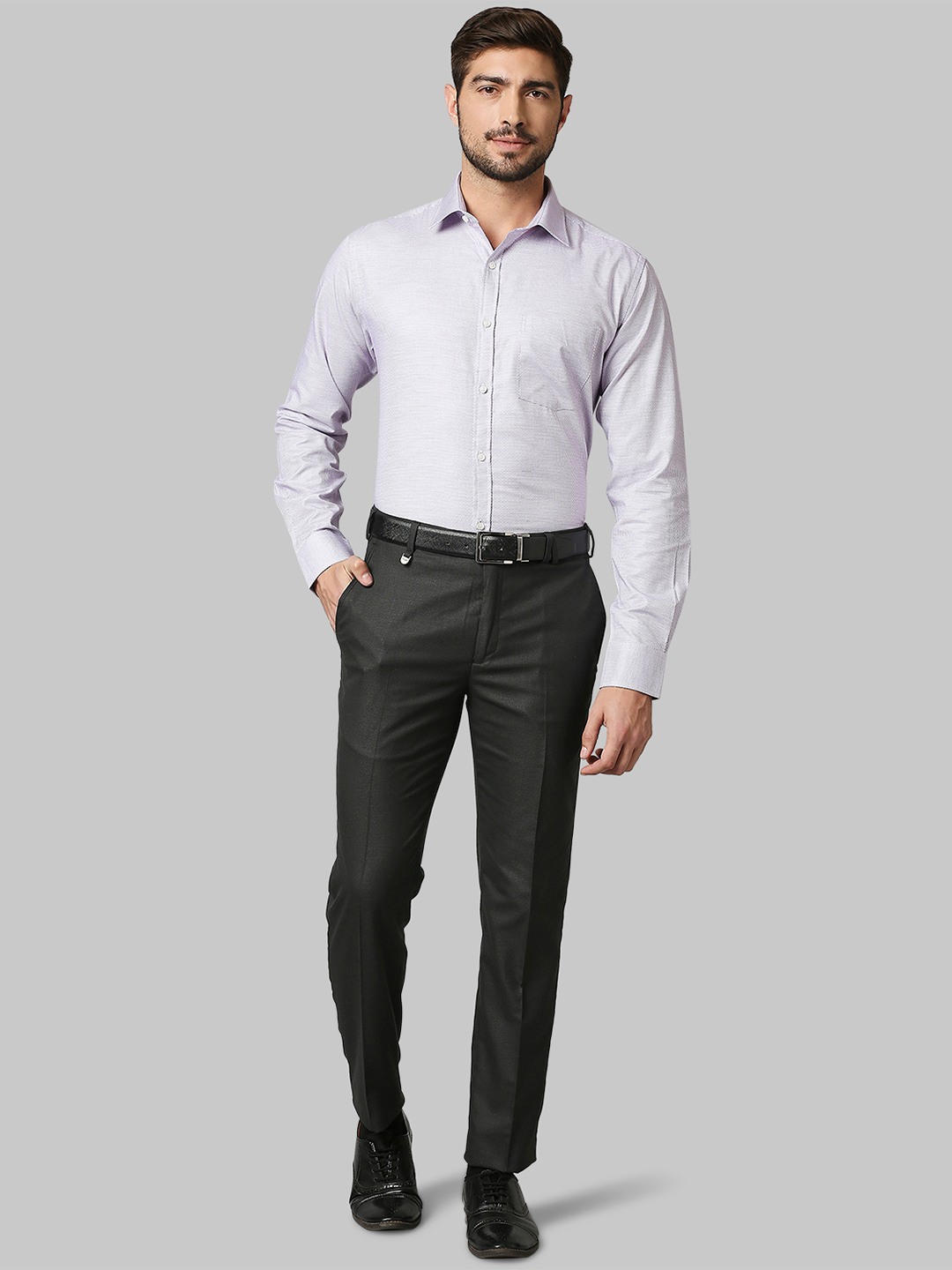 Park Avenue Medium Violet Formal Shirt