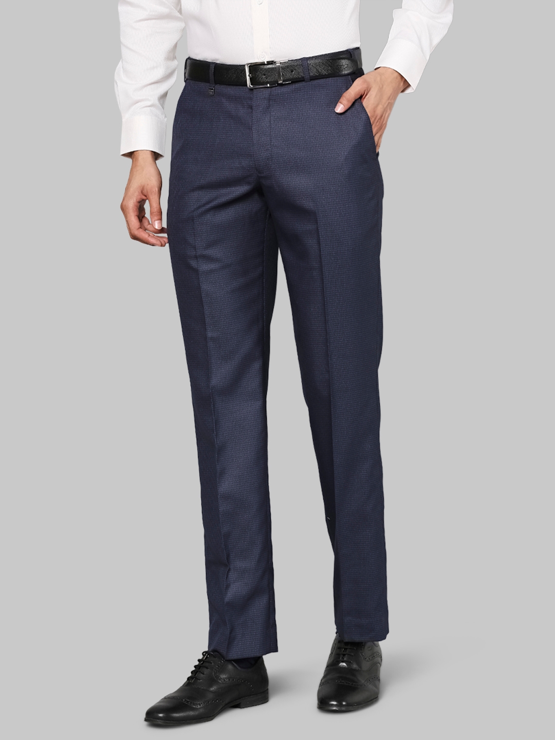 Buy Park Avenue Men Mid Rise Formal Trousers - Trousers for Men 23876988 |  Myntra