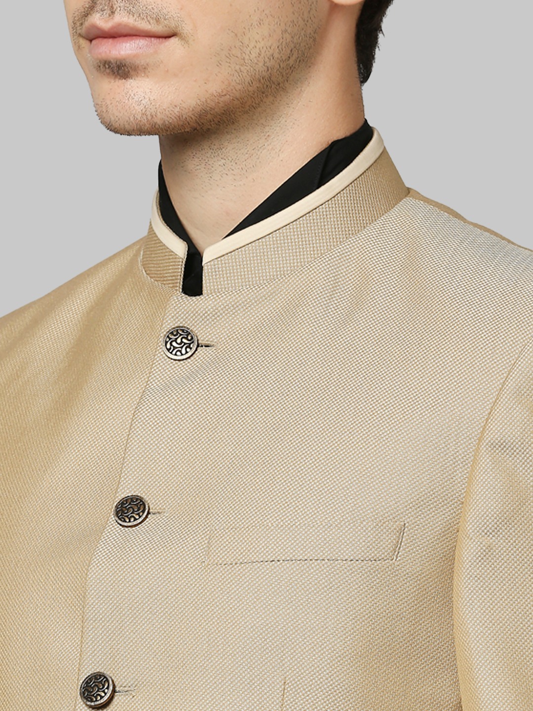 Raymond Beige Bandhgala For Men
