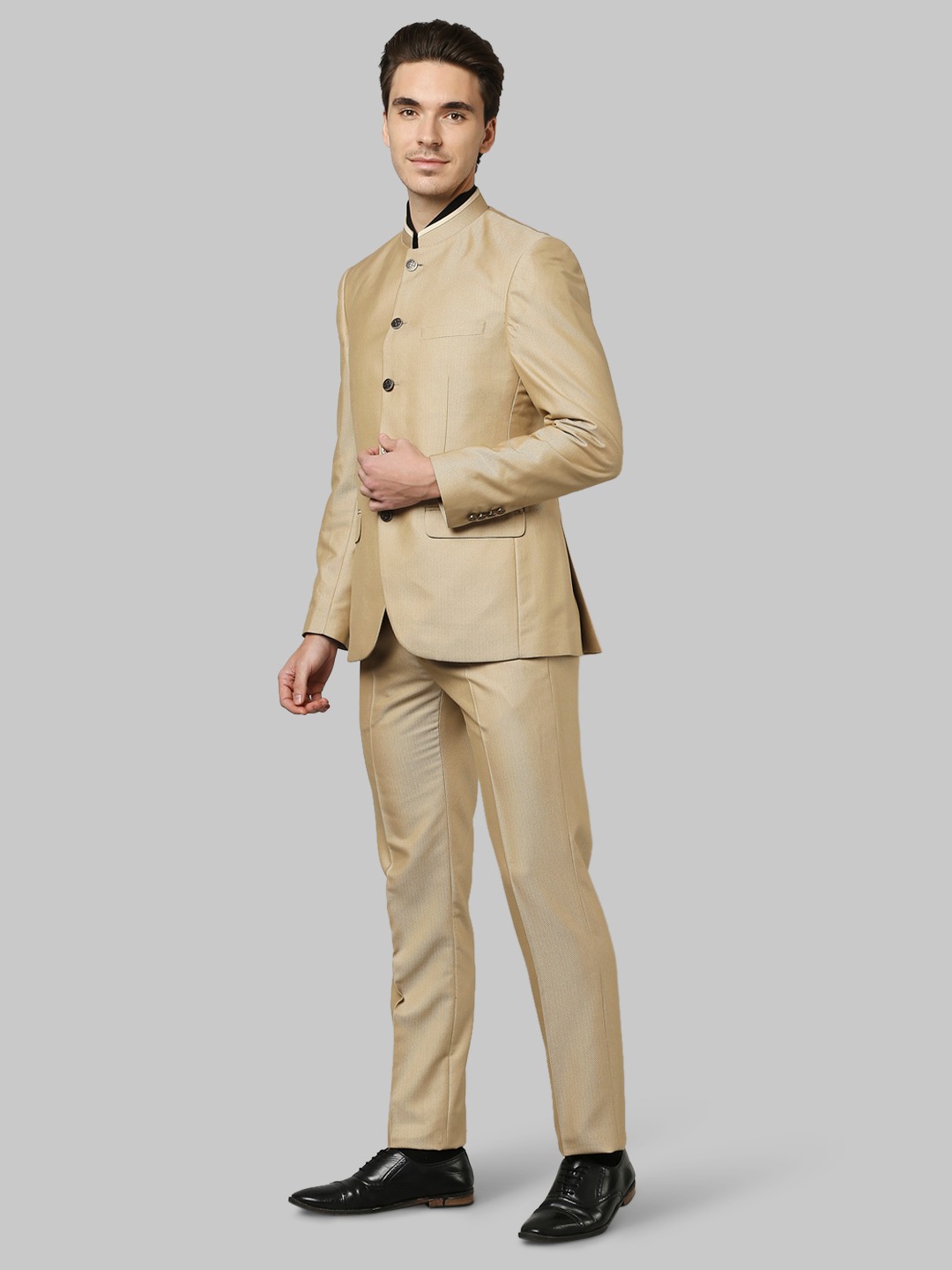 Raymond Beige Bandhgala For Men