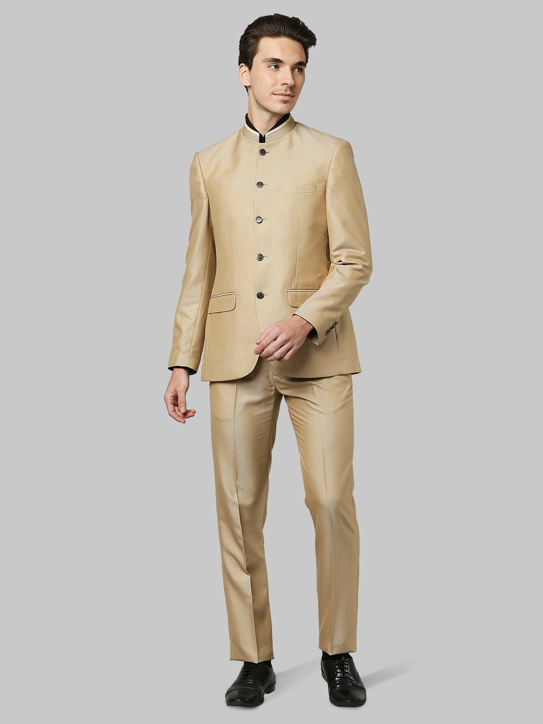 Raymond Beige Bandhgala For Men