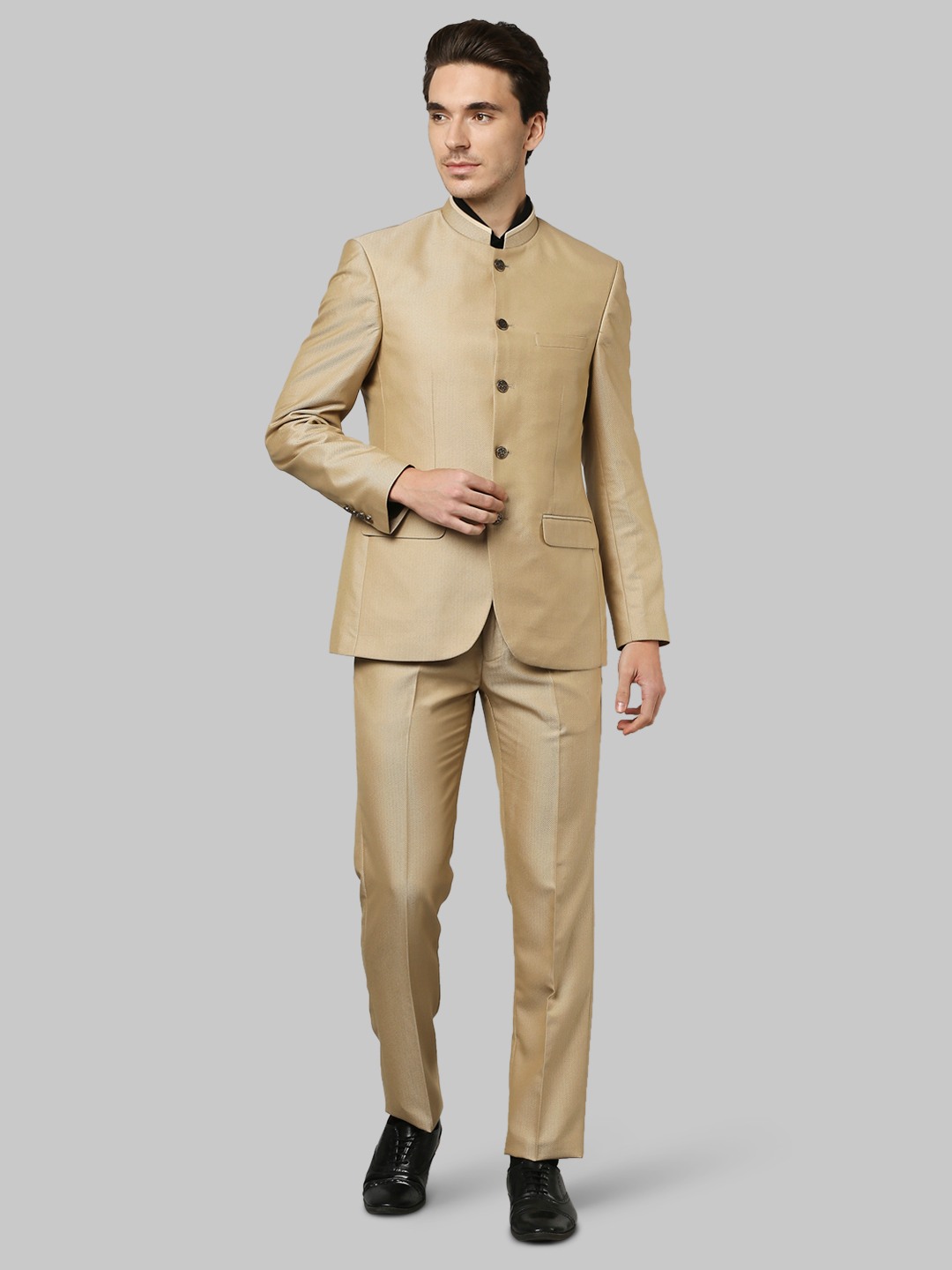 Raymond Beige Bandhgala For Men