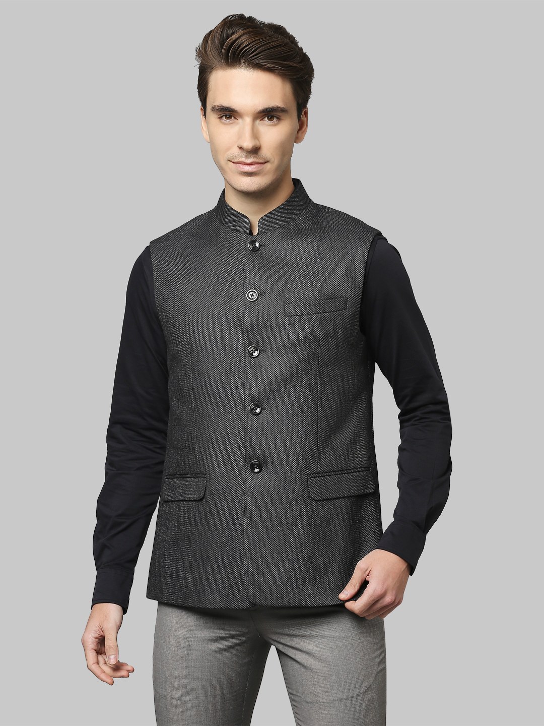 Park Avenue Black Waistcoat