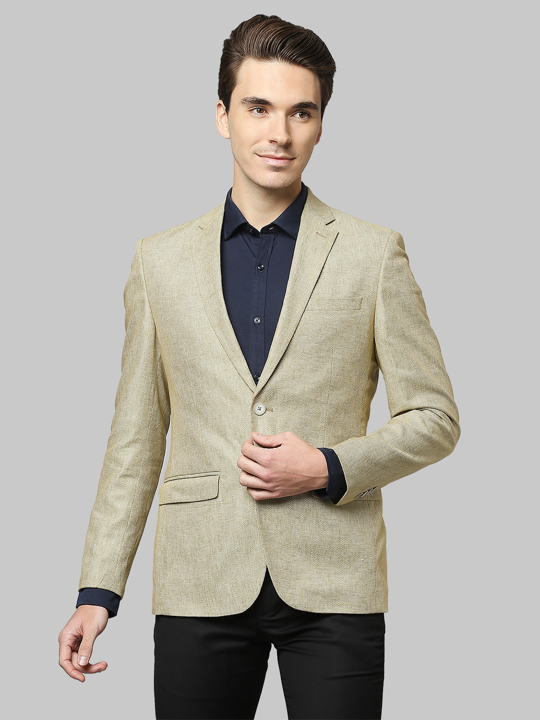 Light yellow blazer mens shop