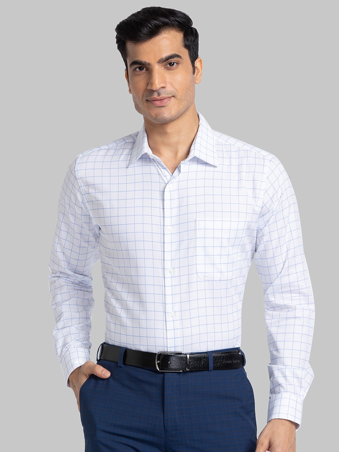 Raymond blue shirt deals