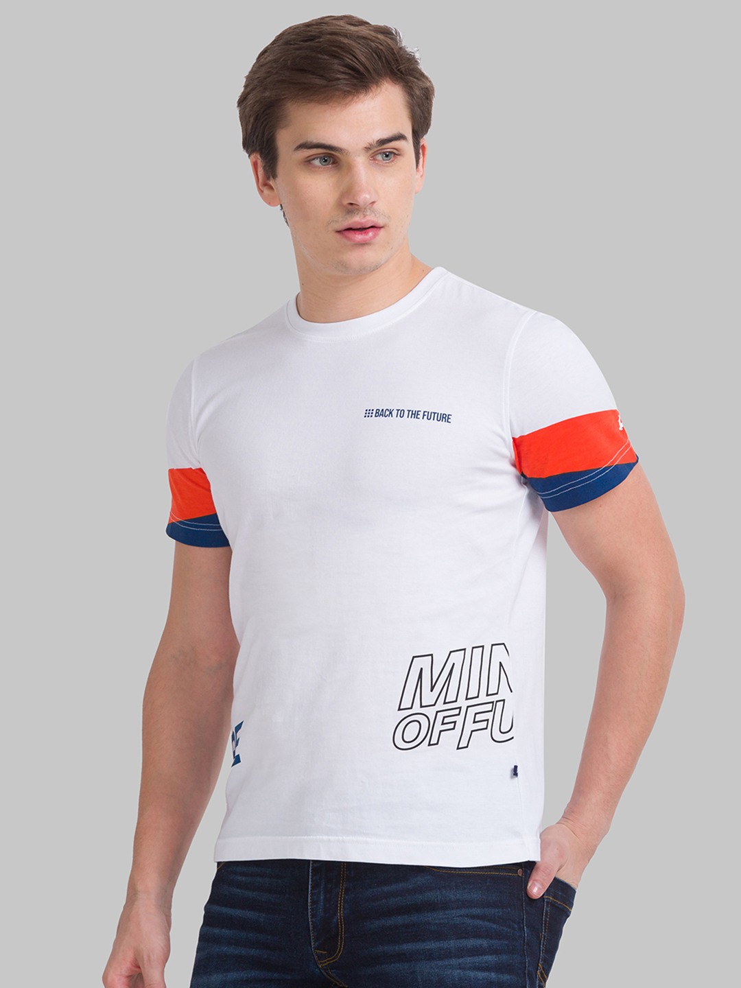 PARX White T-Shirt For Men