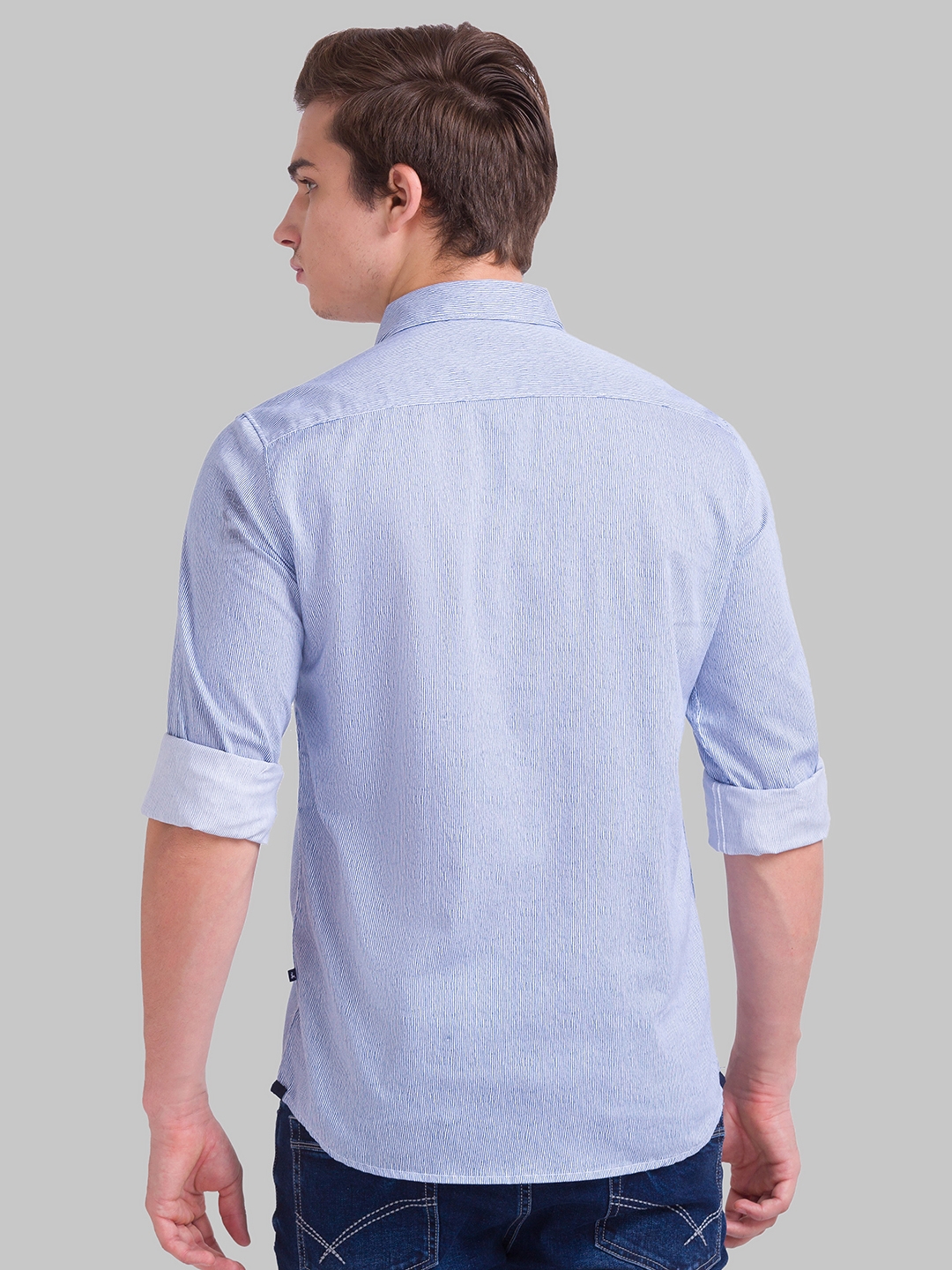 PARX | Parx Men Blue Formal Shirt 4