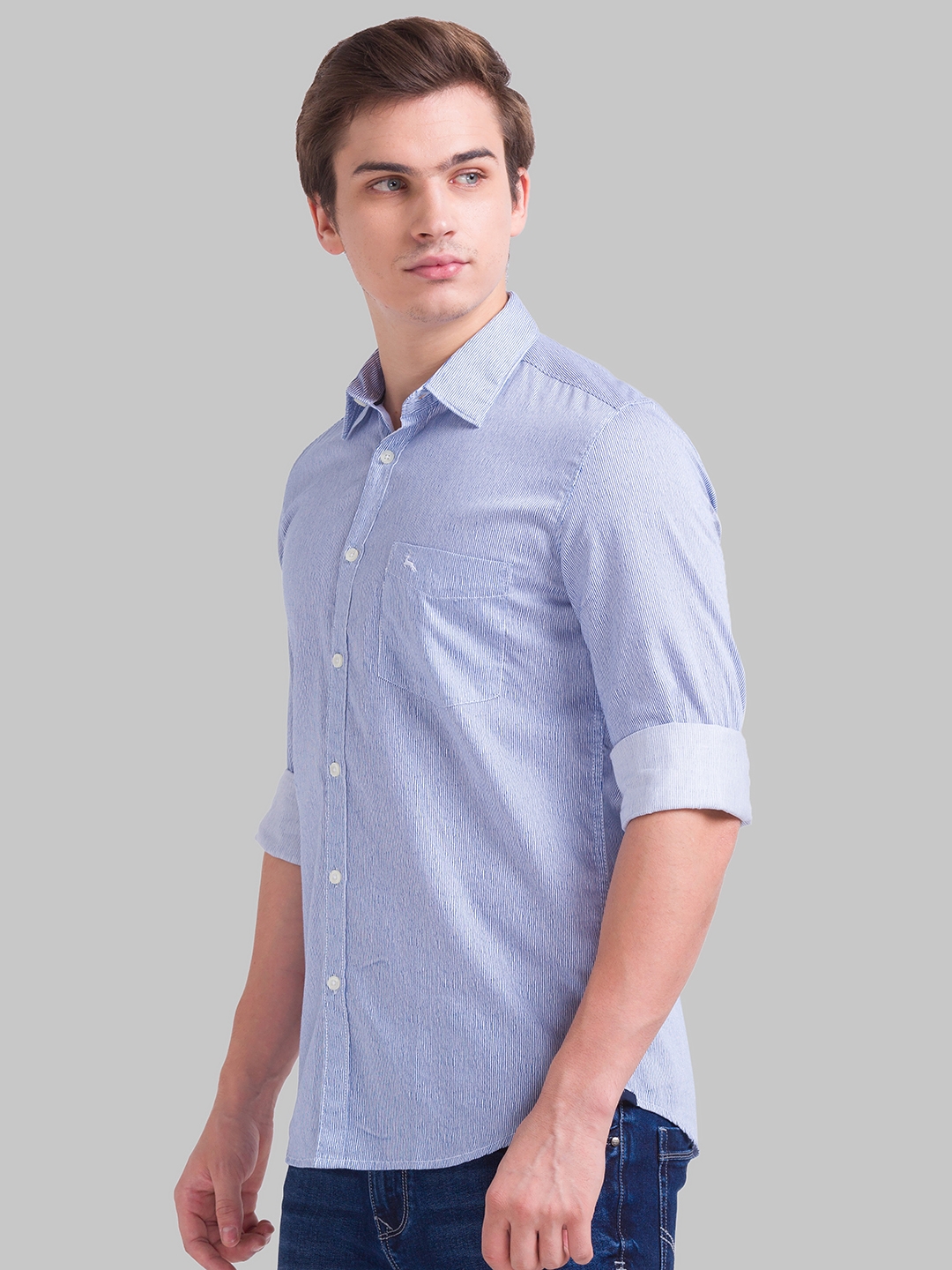 PARX | Parx Men Blue Formal Shirt 3