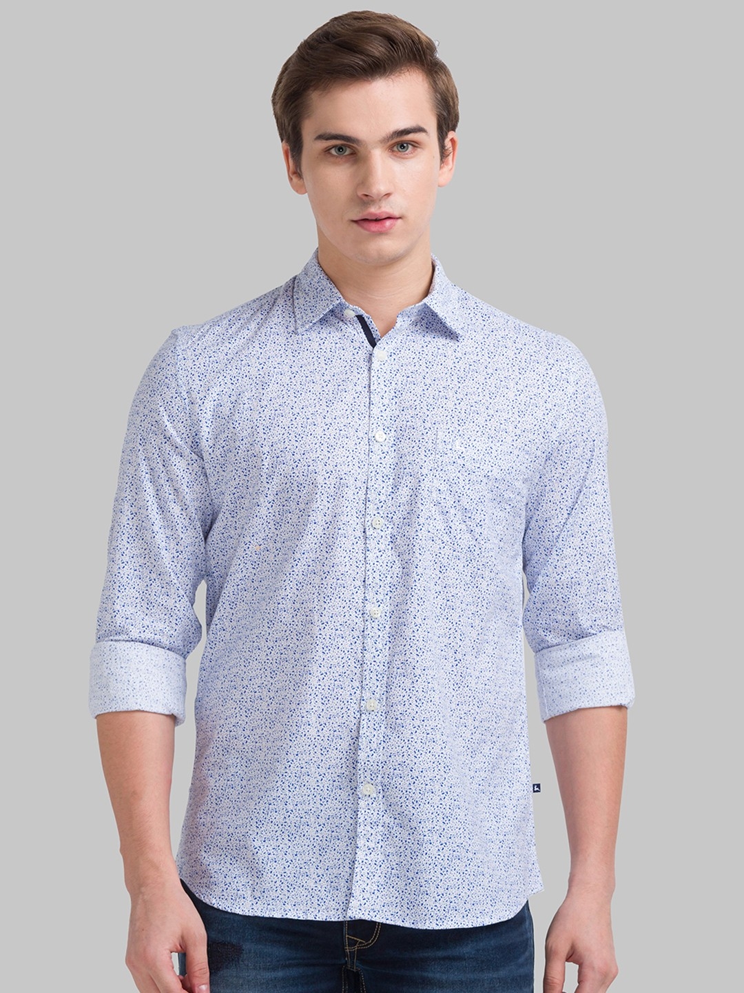 PARX | Parx Men Blue Formal Shirt 0