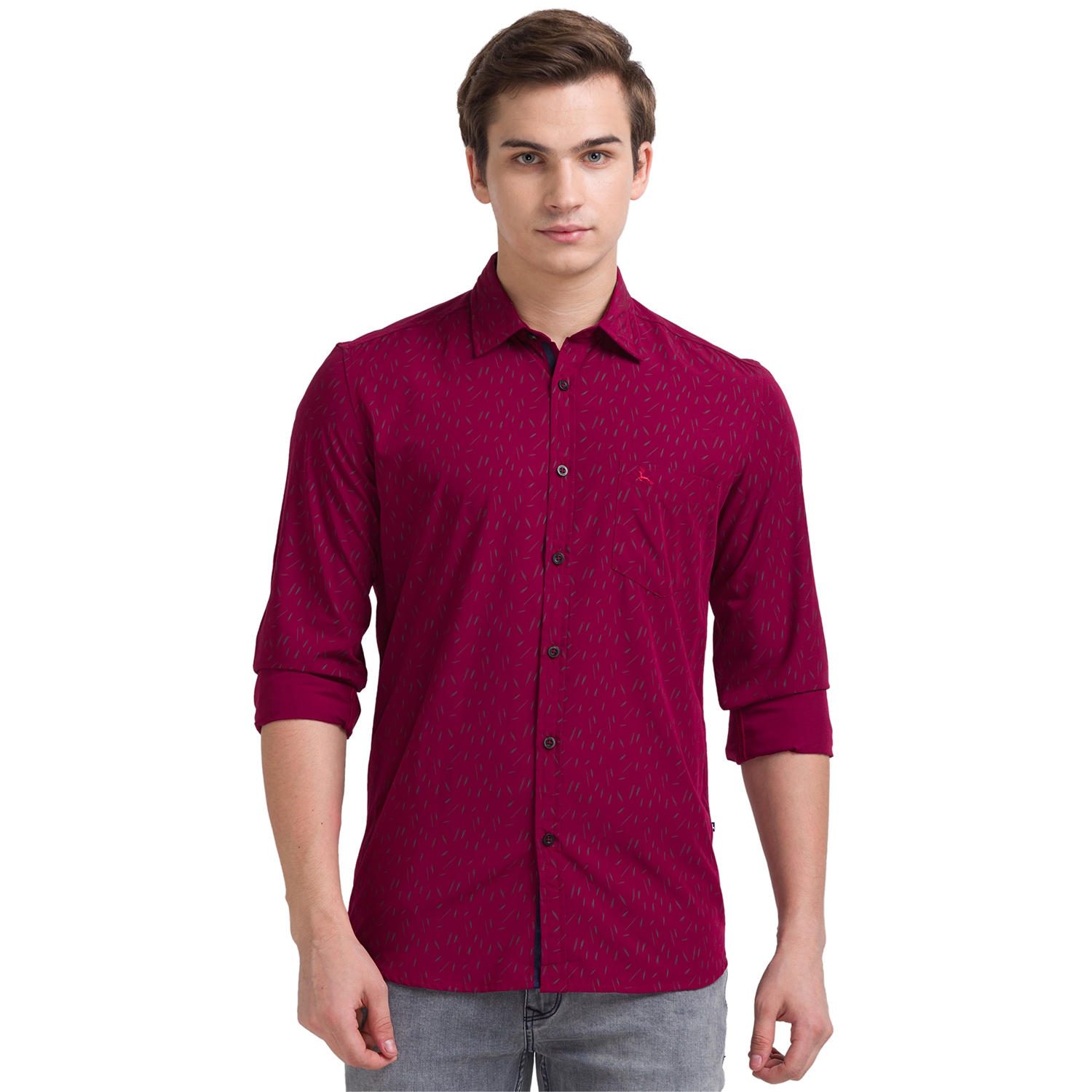 PARX | Parx Men Red Formal Shirt 0