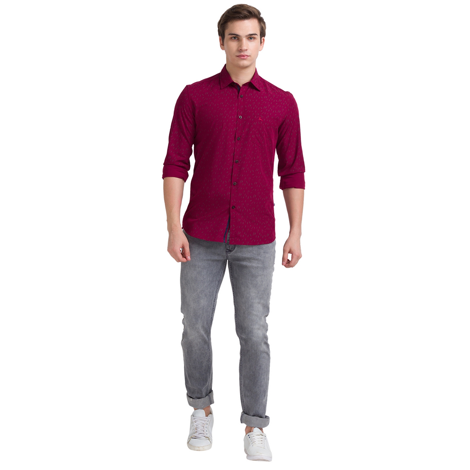 PARX | Parx Men Red Formal Shirt 3