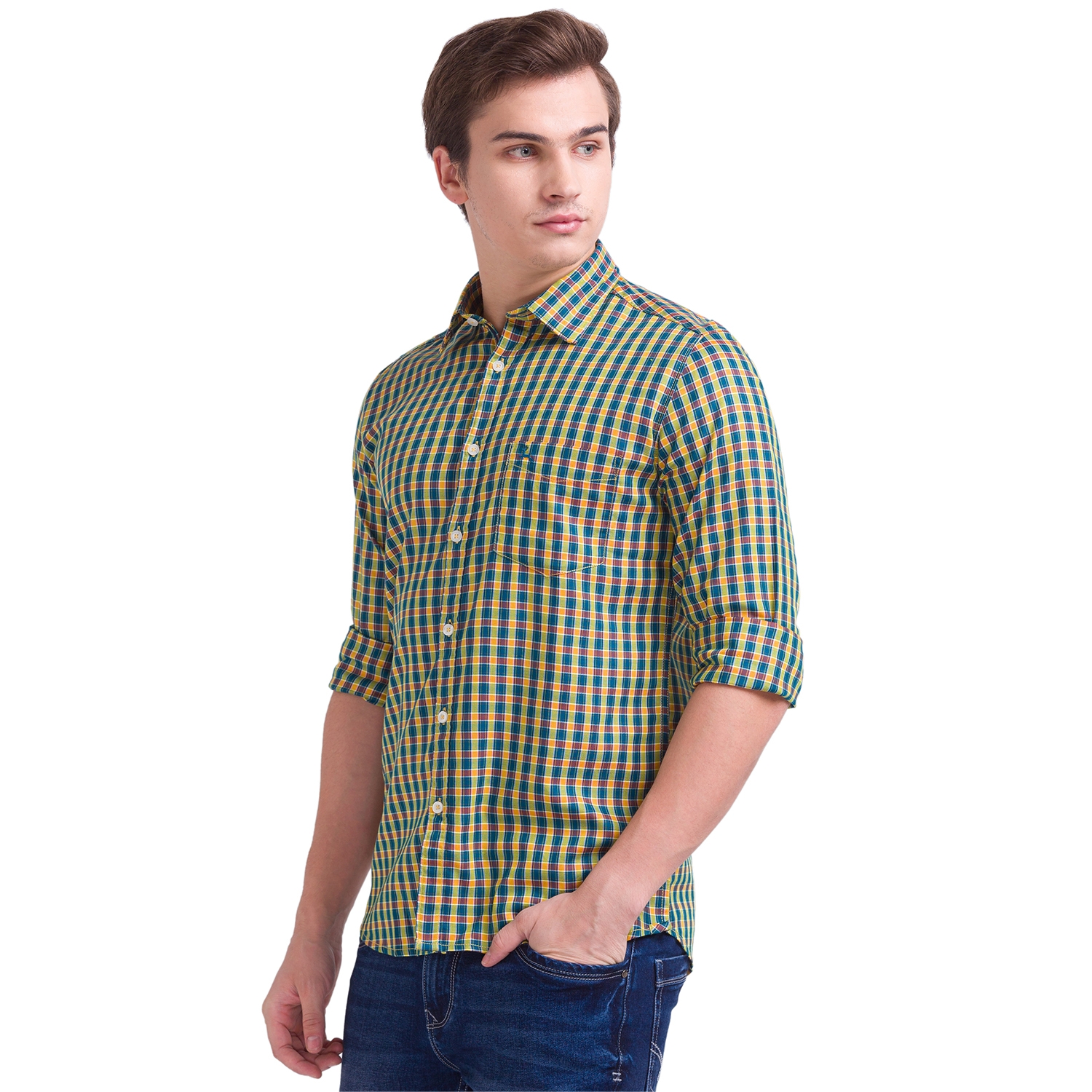 PARX | Parx Men Green Formal Shirt 2