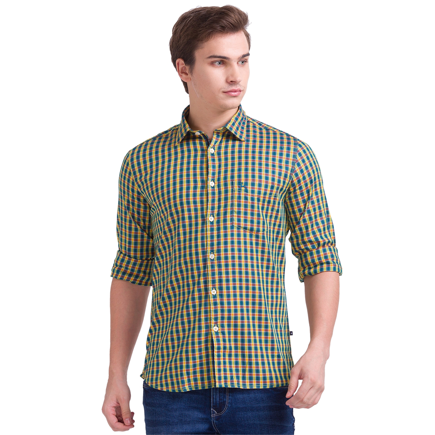 PARX | Parx Men Green Formal Shirt 0