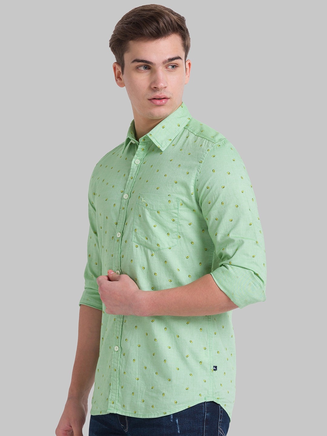 PARX | Parx Men Green Formal Shirt 2