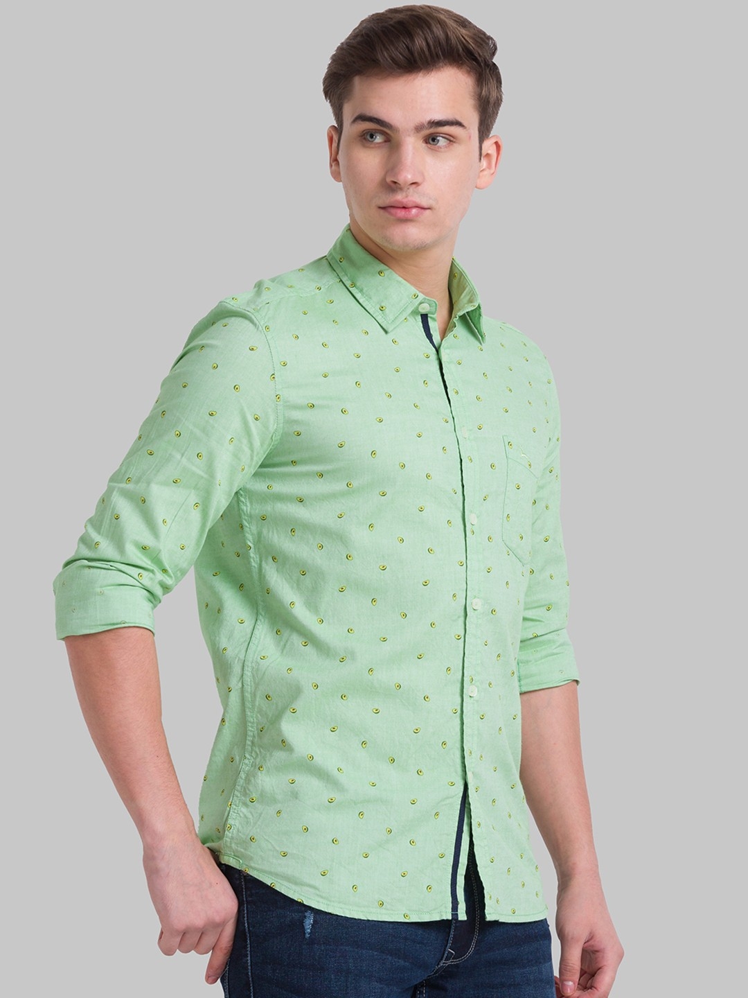 PARX | Parx Men Green Formal Shirt 1