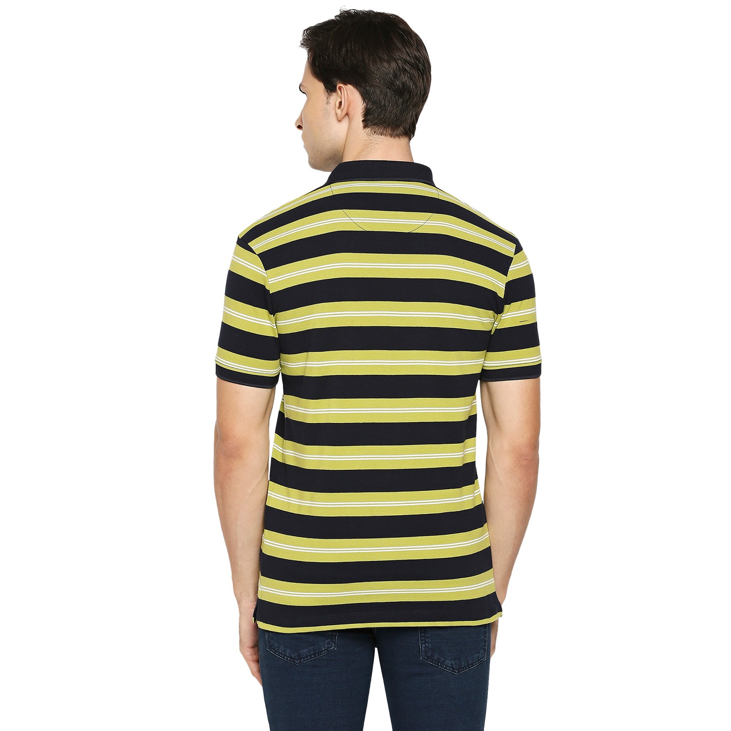 Mufti Authentic Casual Slim Fit Stripe Pique T-Shirt