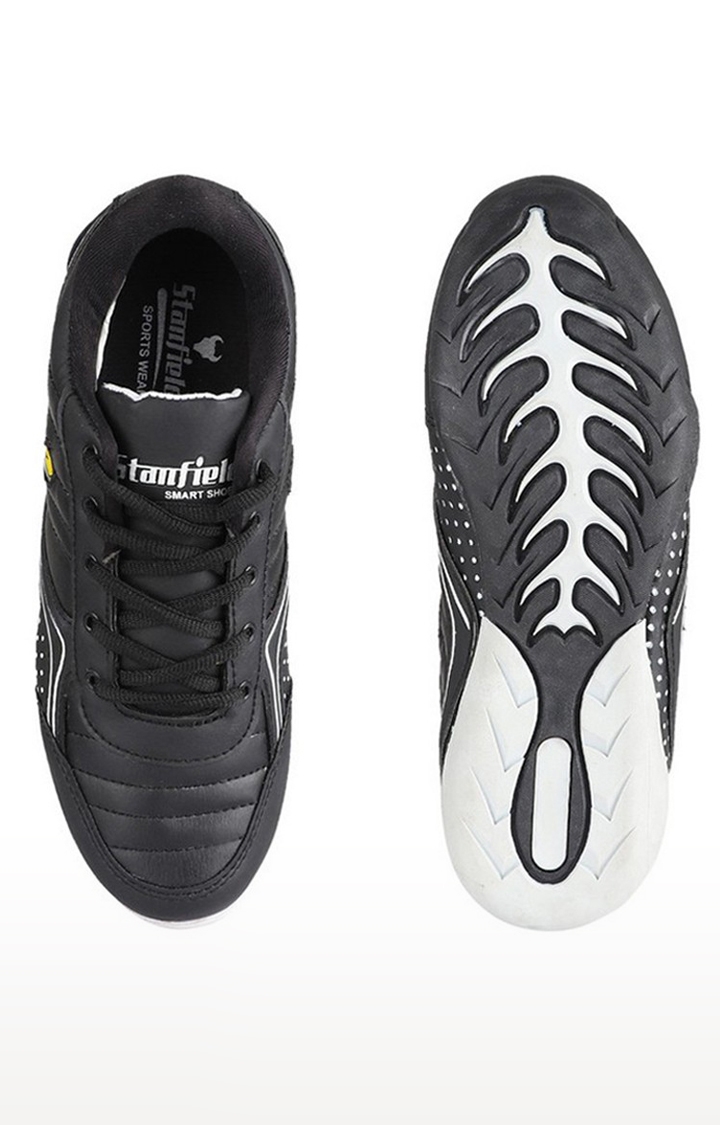 Sf Fusion Men's Lace-Up Shoe Black & White