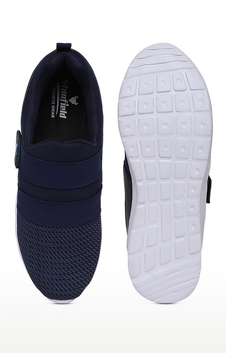 Stanfield | Stanfield Sf Walkathon Men's Slip-On Shoe Blue & Black 3