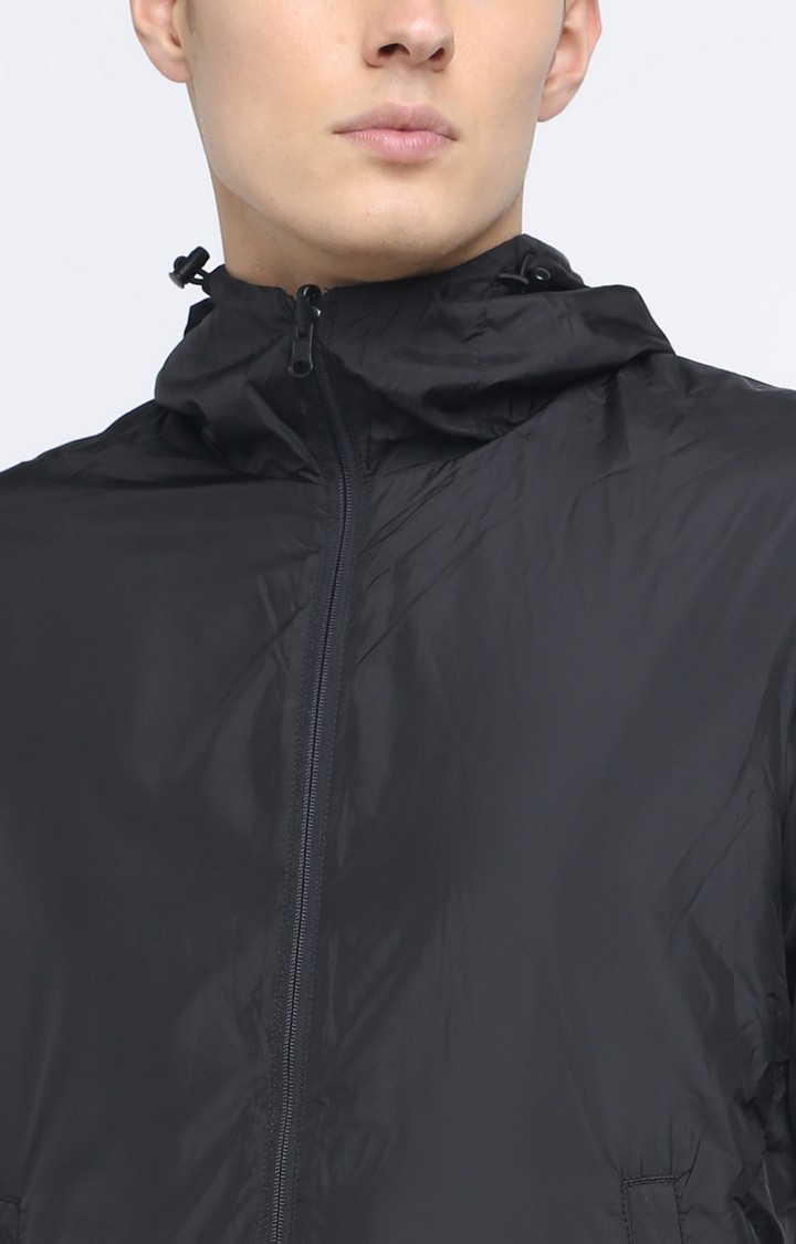 Basics | Men's Black Polyester Solid Waistcoats 1