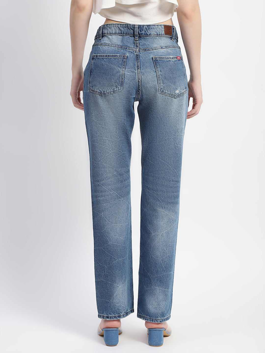 MADAME LADIES WESTERN JEANS M3S24116 003 BLUE