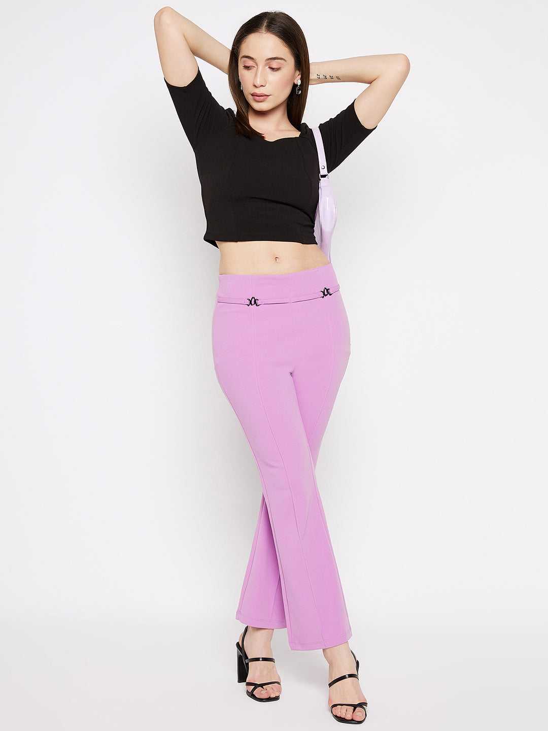 MADAME LADIES WESTERN PANTS M3S27007 024 MAUVE