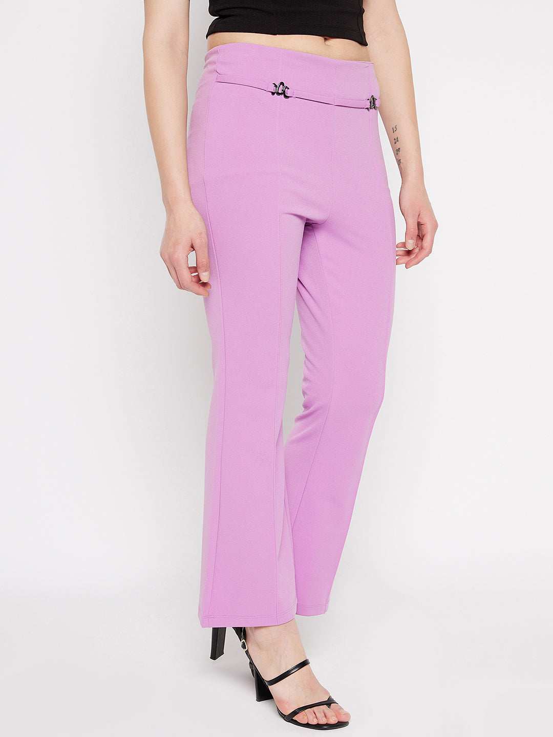 MADAME LADIES WESTERN PANTS M3S27007 024 MAUVE