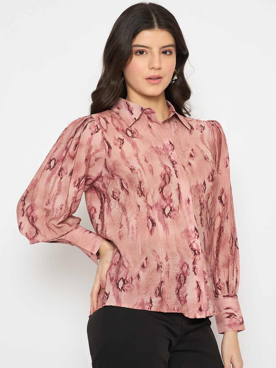 MADAME LADIES WESTERN TOP H/S M4W18226 271 ONION