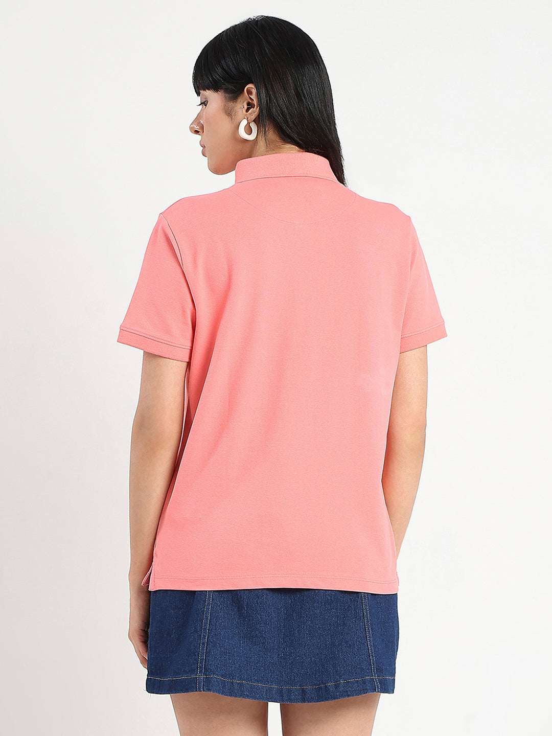 MADAME LADIES WESTERN TOP H/S M5S11406 999 CORAL