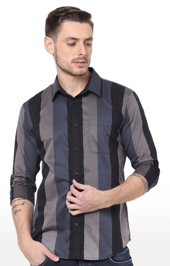 Men's Multi Striped Casual Shirts