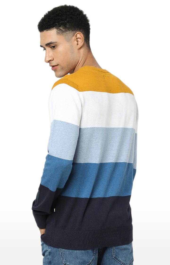 Men's Multi Striped Sweaters